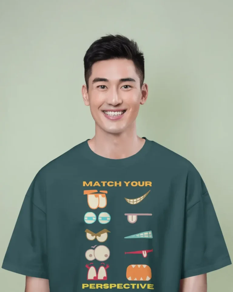Perspective Match Unisex Oversize Classic T-shirt