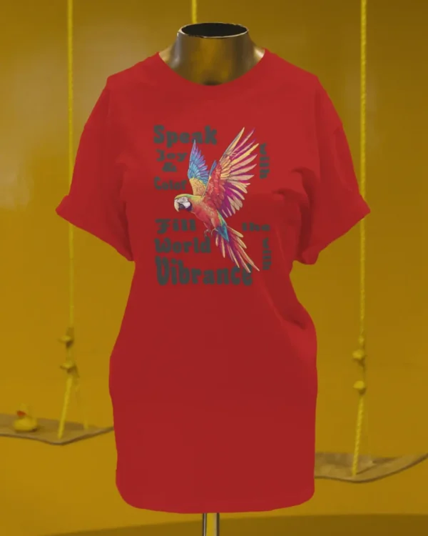 Positive Vibrance Women T-shirt Dress - Image 4