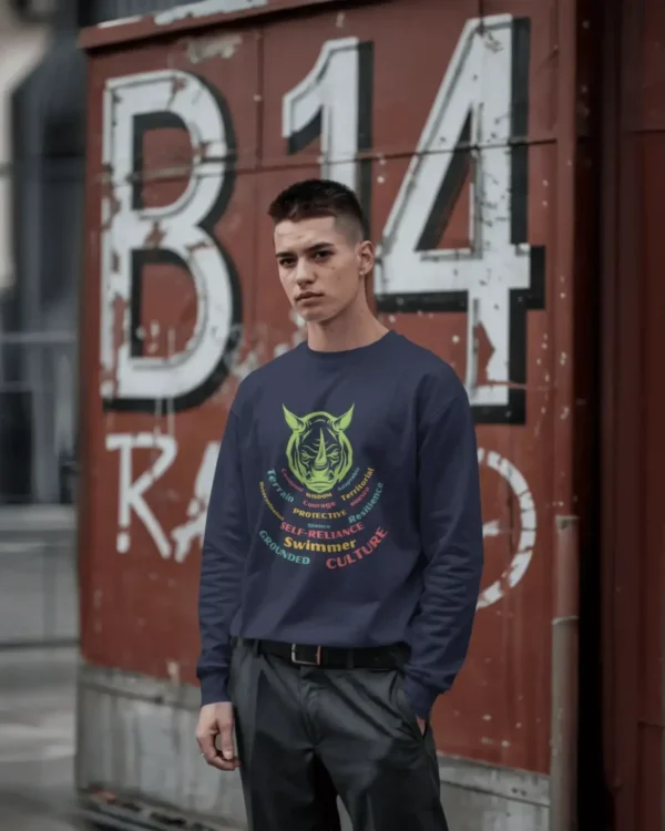Rhino Attitude_Navy Blue