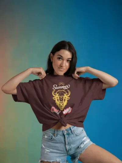 Summer Bull_Maroon