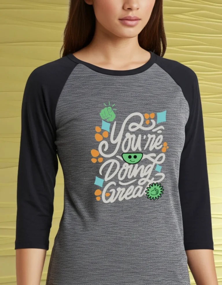You're Doing Great Women Raglan Tees