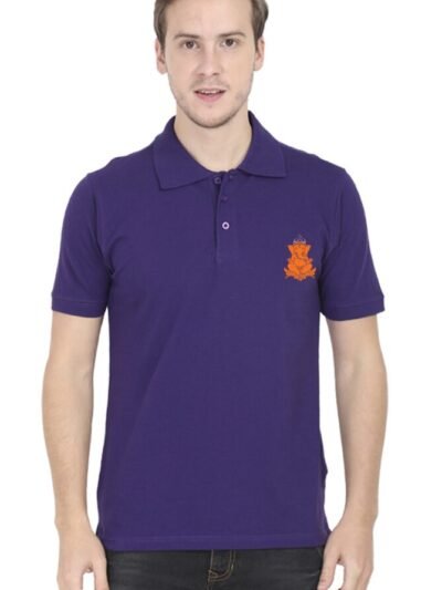 Ganesha Icon Collar Polo T-shirt