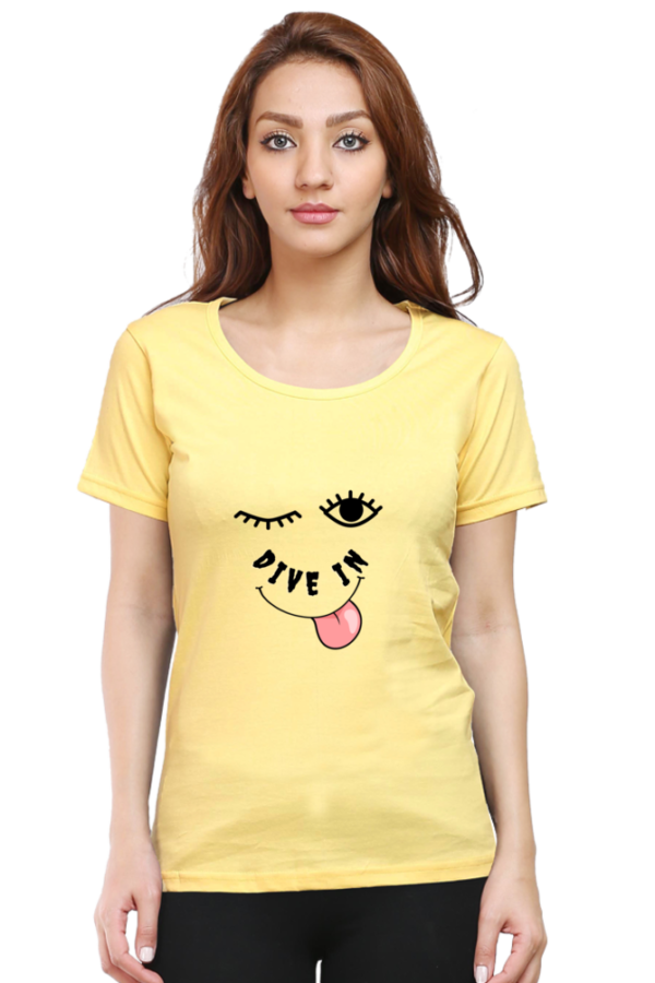 Dive in Woman Half Sleeve T-shirt - Image 5