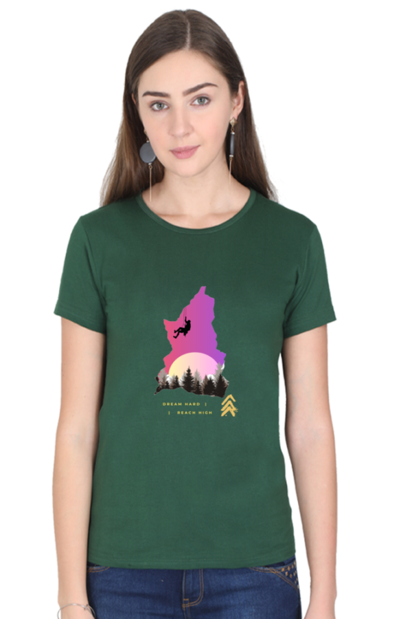 Dream Hard Reach High Woman Half Sleeve T-shirt - Image 4