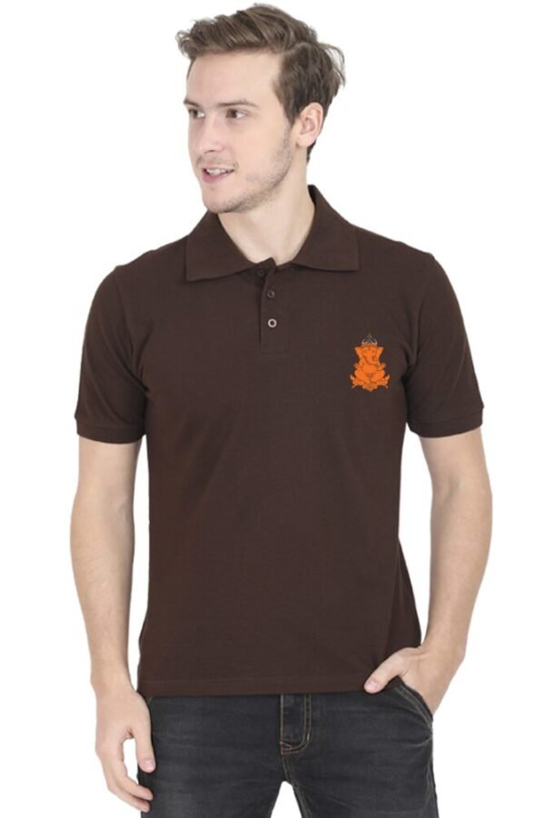 Ganesha Icon Collar Polo T-shirt - Image 6