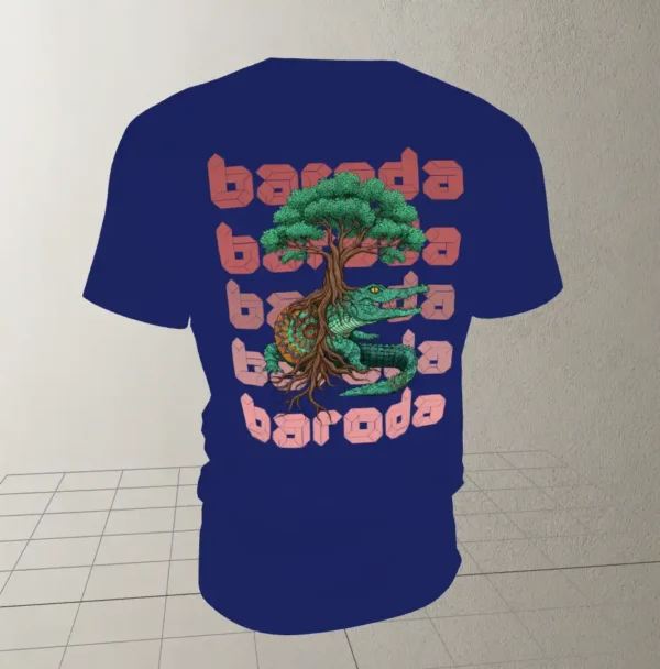 Baroda Crocodile Unisex Oversized Classic T-Shirt - Image 18