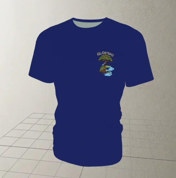 3D Baroda Croc Royal Blue Front