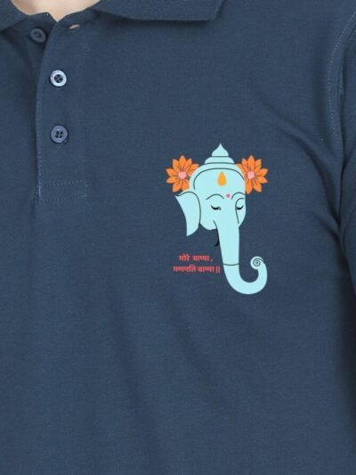 More Ganpati Bappa Polo T-shirt