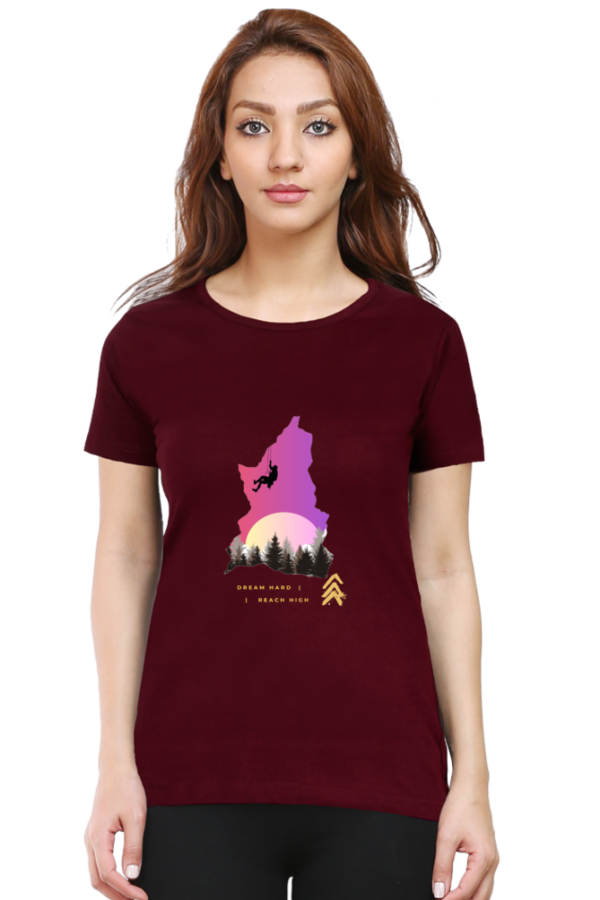 Dream Hard Reach High Woman Half Sleeve T-shirt - Image 5