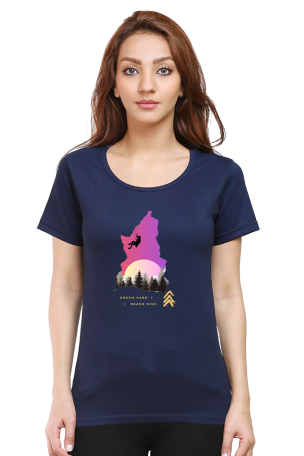 Dream Hard Reach High Woman Half Sleeve T-shirt - Image 3