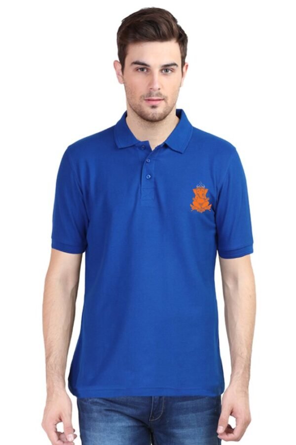 Ganesha Icon Collar Polo T-shirt - Image 12