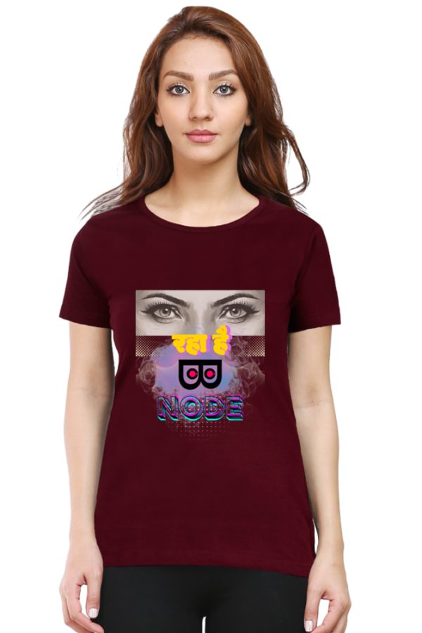Dekh Raha hai Binod Satire Woman T-shirt - Image 5