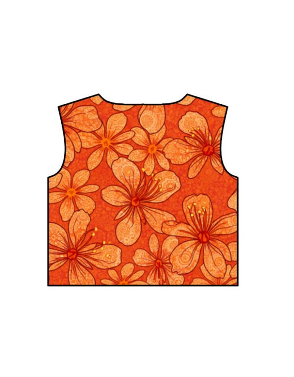 Gulmohar Women AOP Crop Top - Image 4