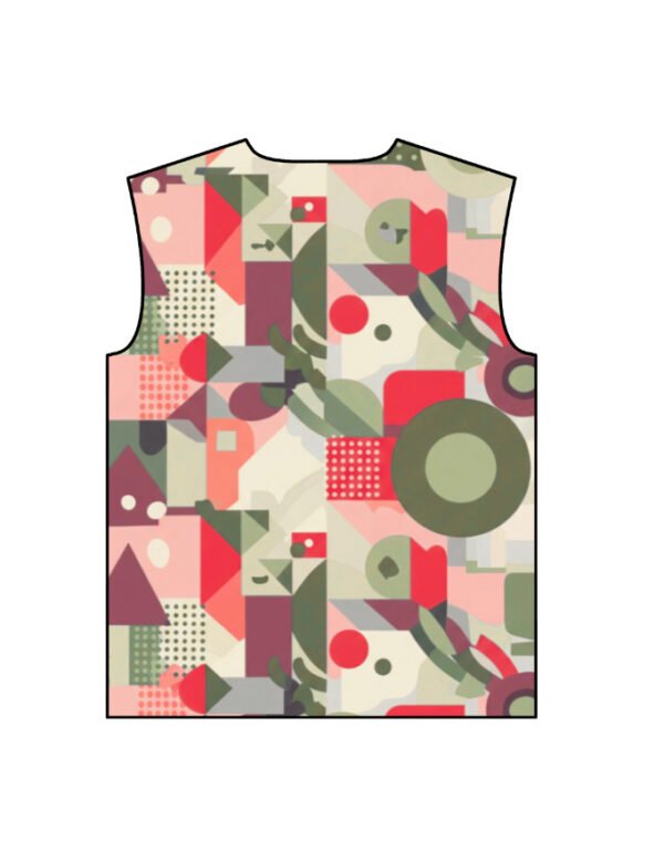 Mix Geophy Pink Unisex AOP Oversized Tee - Image 4