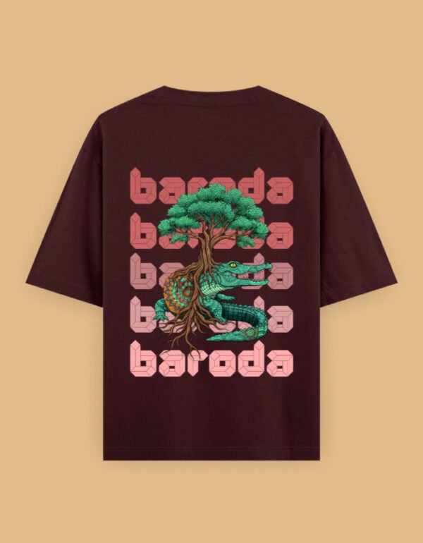 Maroon Baroda Crocodile