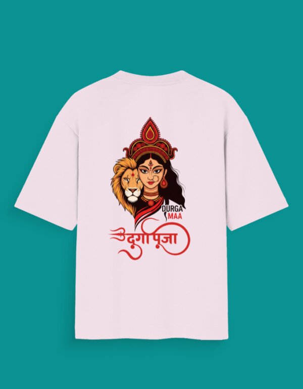 Durga maa back baby pink