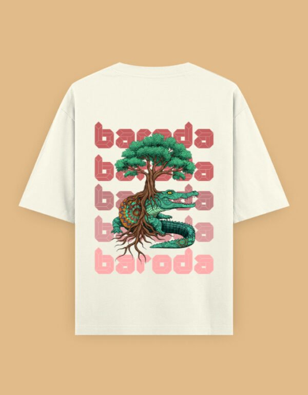 Off White Baroda Crocodile