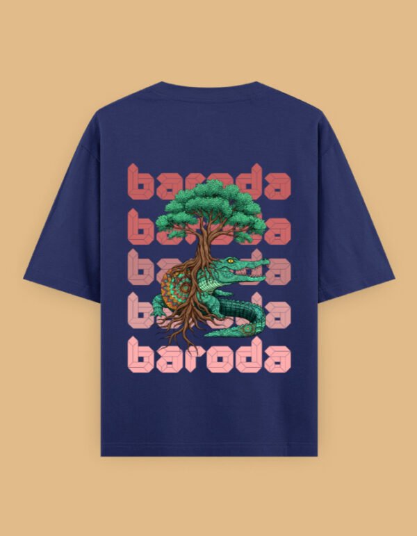 Royal Blue Baroda Crocodile