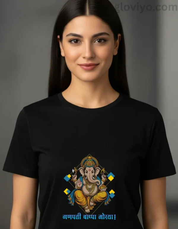 Bappa Morya Black