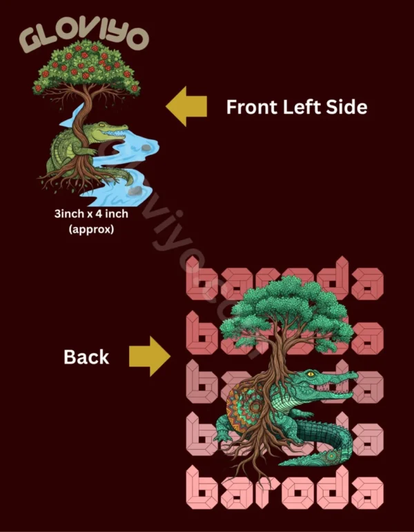 Baroda Croc Design Display