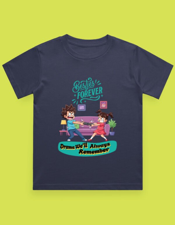 Besties Forever Kids tshirt navy blue