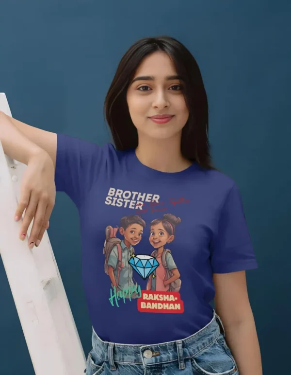Diamond Relation Brother Sister Royal Blue