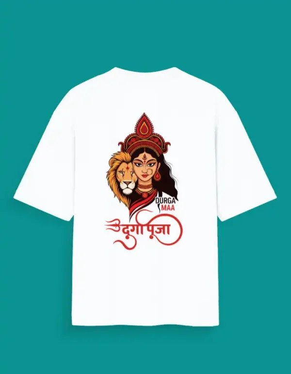 Durga maa Back White
