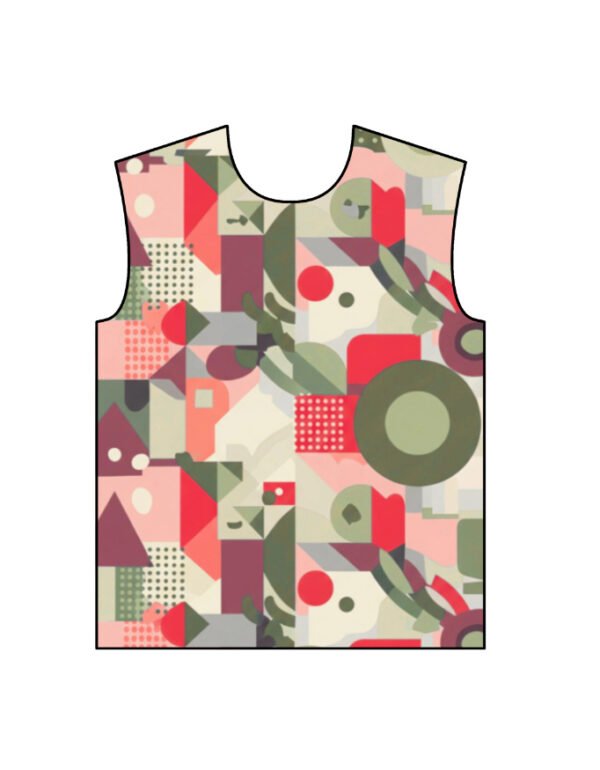 Mix Geophy Pink Unisex AOP Oversized Tee - Image 3