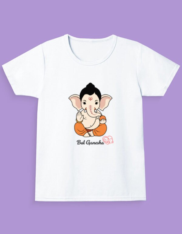 Bal Ganesha Girl white
