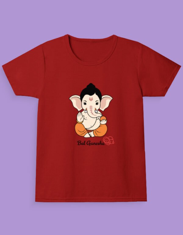 Bal Ganesha Girl red
