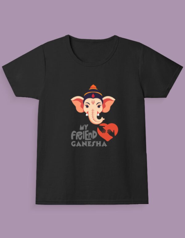 My friend ganesha Girl black