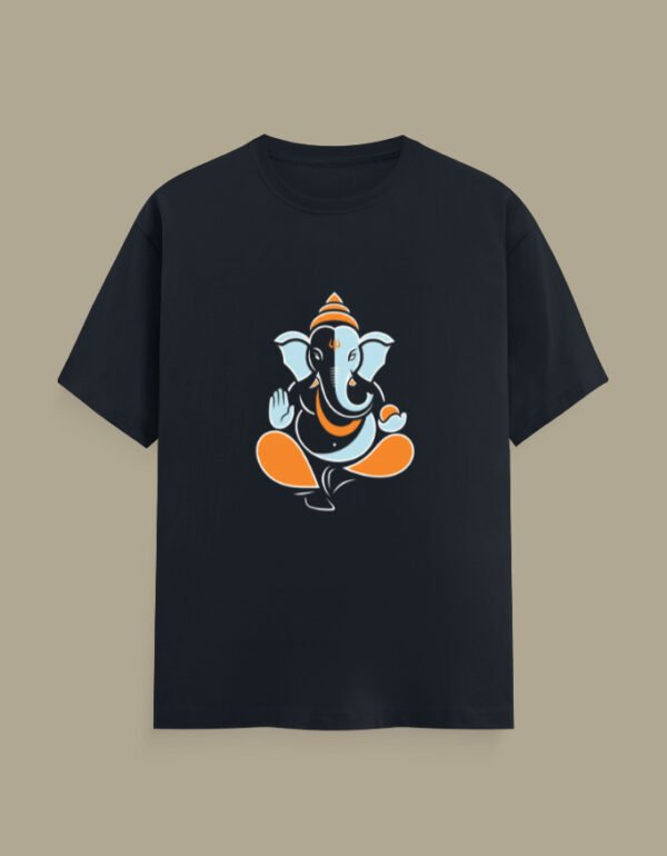 Plain Ganesha Navy Blue