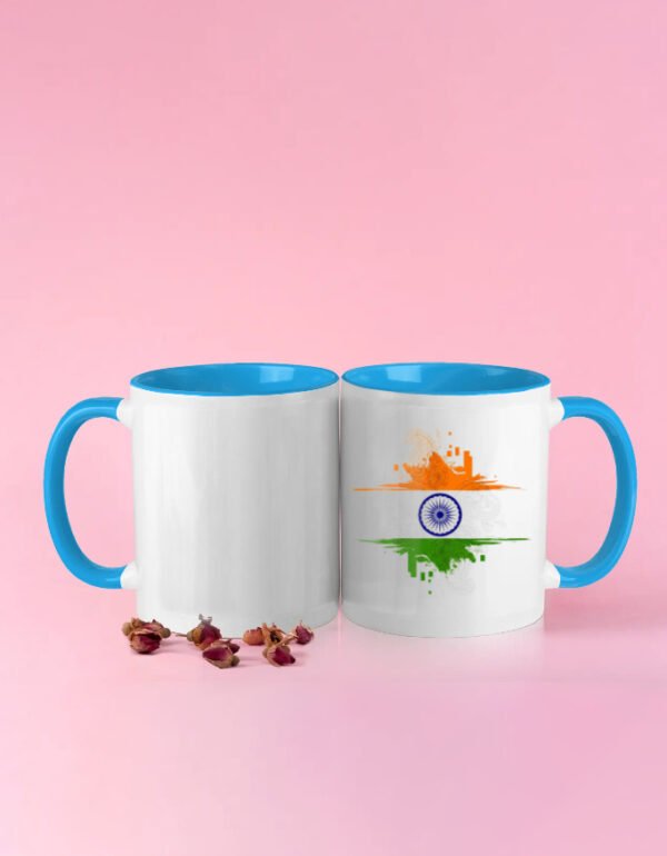 India Digi design mug sky blue