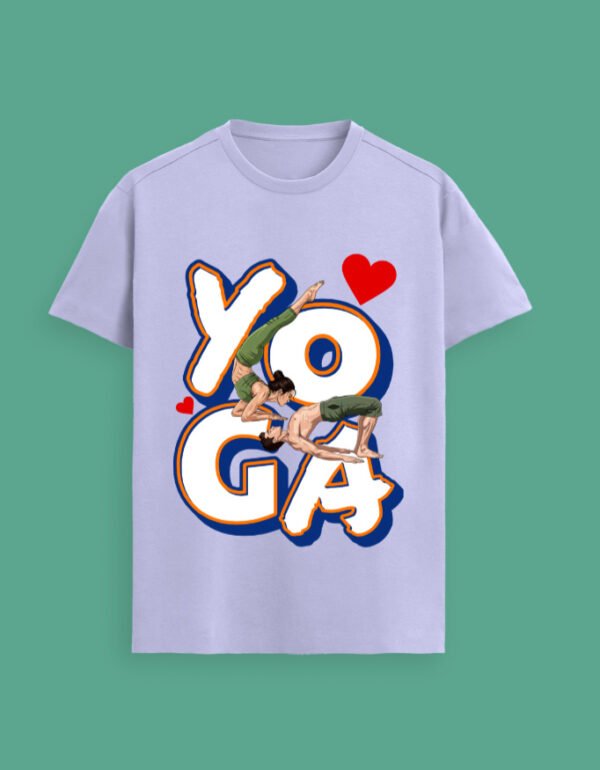 Lavender Yoga Lover Tshirt