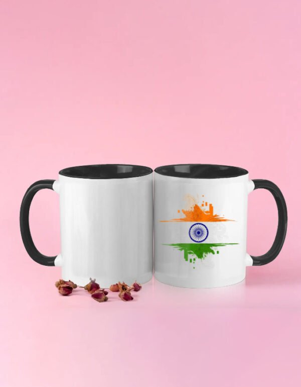 India Digi design mug black