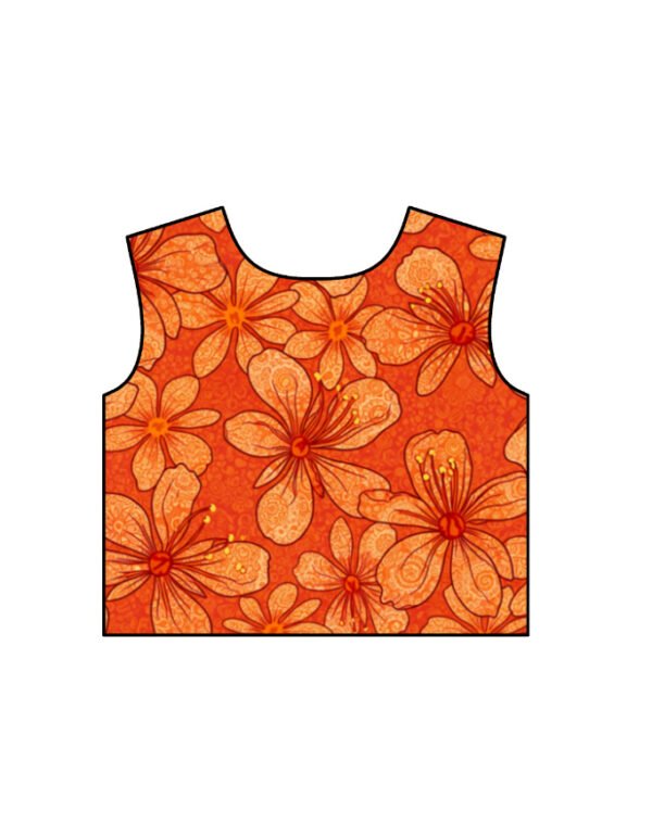 Gulmohar Women AOP Crop Top - Image 3