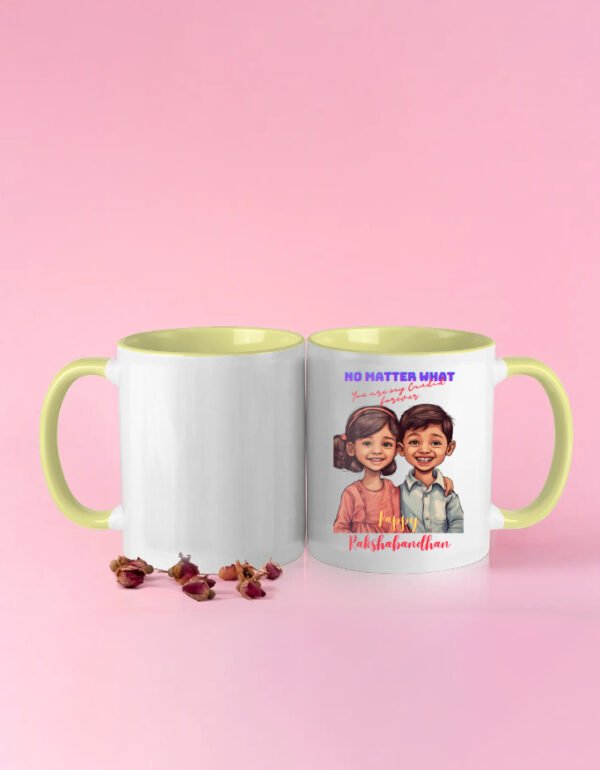 Candid Forever mug yellow