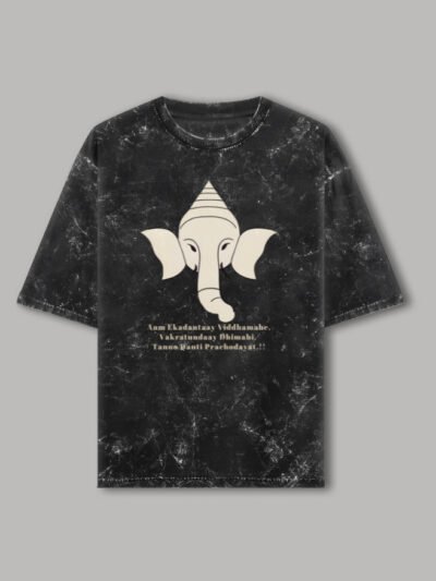Ganpati Acid wash black