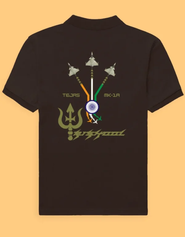 IAF Trishool Back Coffee Brown
