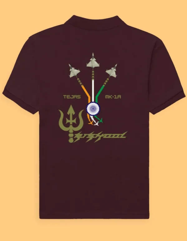 IAF Trishool Back Maroon