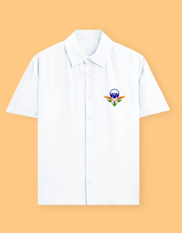 United India left Pocket White shirt