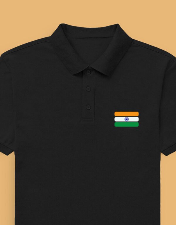 Embr India Flag polo black