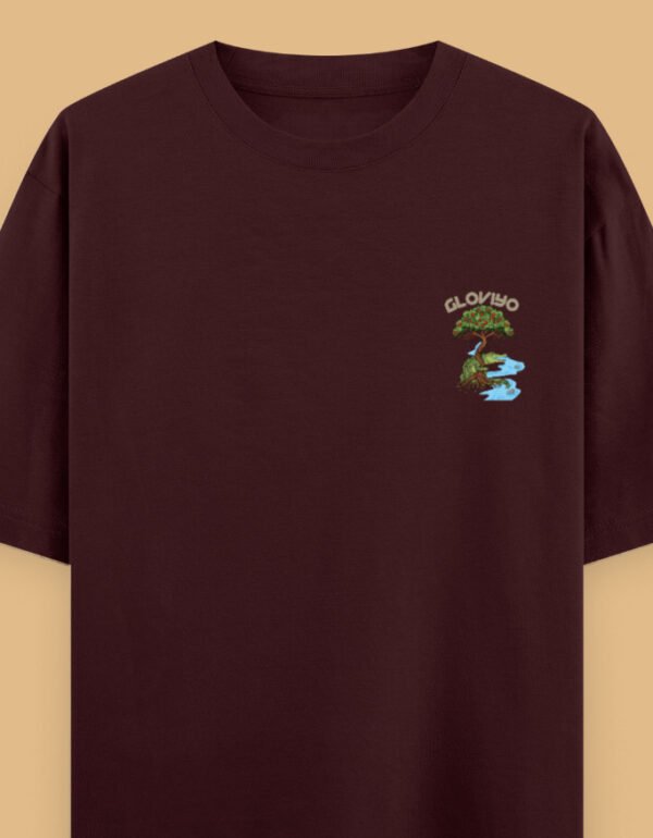 Maroon Baroda Crocodile Front Left side