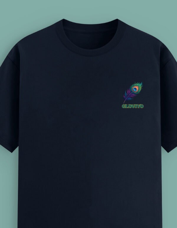 radhe radhe kisna front navy blue