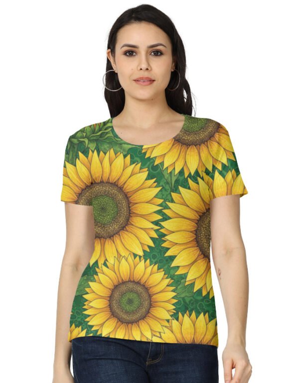 Sunflower Punch Women's AOP T-shirt - Image 4