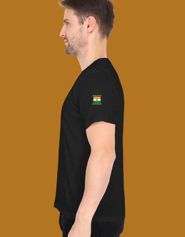 IAF Trishool vneck left Side Black