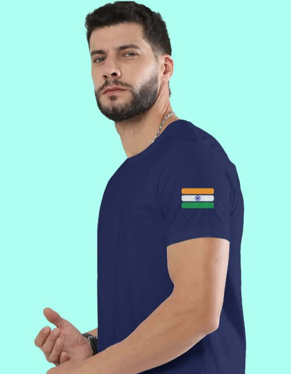 Swirl Rafale left sleeve Royal Blue