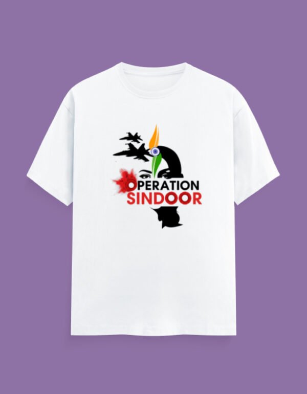 Operation sindoor woman pride white