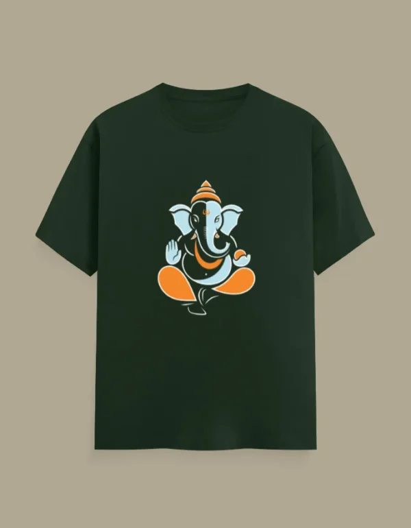 Plain Ganesha Bottle Green