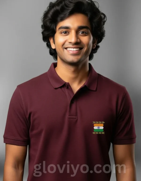 Polo Maroon Front